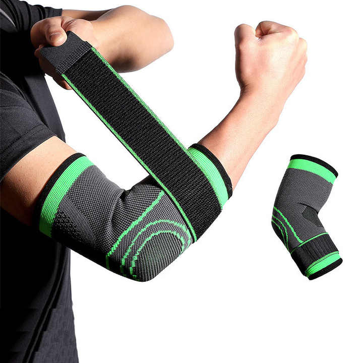Picture of 1pcs Elbow Guard Compression Elastic Nylon Basketball Elbow Brace Support Protector Volleyball Fitness Bandage Elbow Pads Unisex