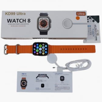 Picture of KD99 Ultra Men Smart Watch 1.99 inch Series 8 Ultra Heart Rate Blood Pressure Bluetooth Call Watch IP67 Waterproof Wireless Charging for iPhone & Andriod Phone. 30 Ratings