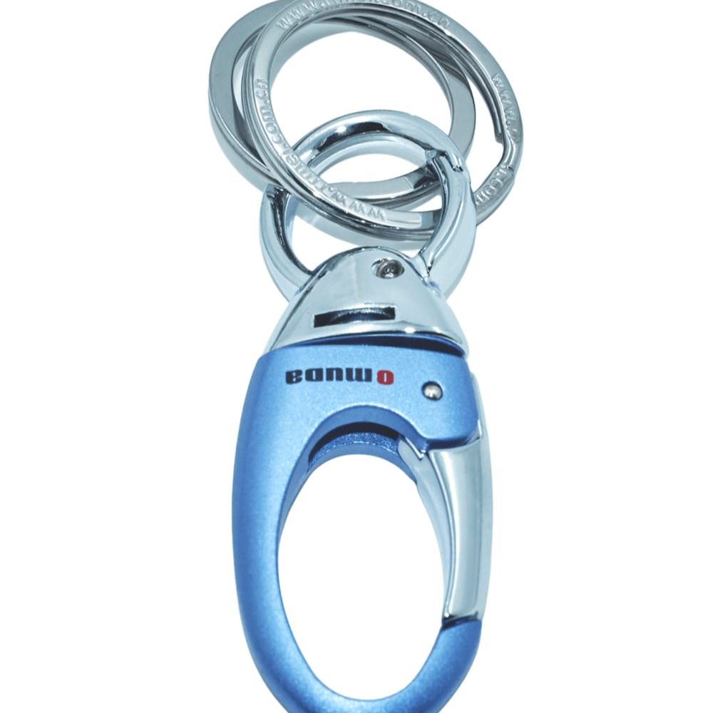 Picture of Omuda Key Ring।।Omuda Key Ring Holder OMUDA Keychain Stainless Steel Car Key Ring Hook Locking Silver Metal key ring Key chain for Bike Car Men Women Keyring 8083