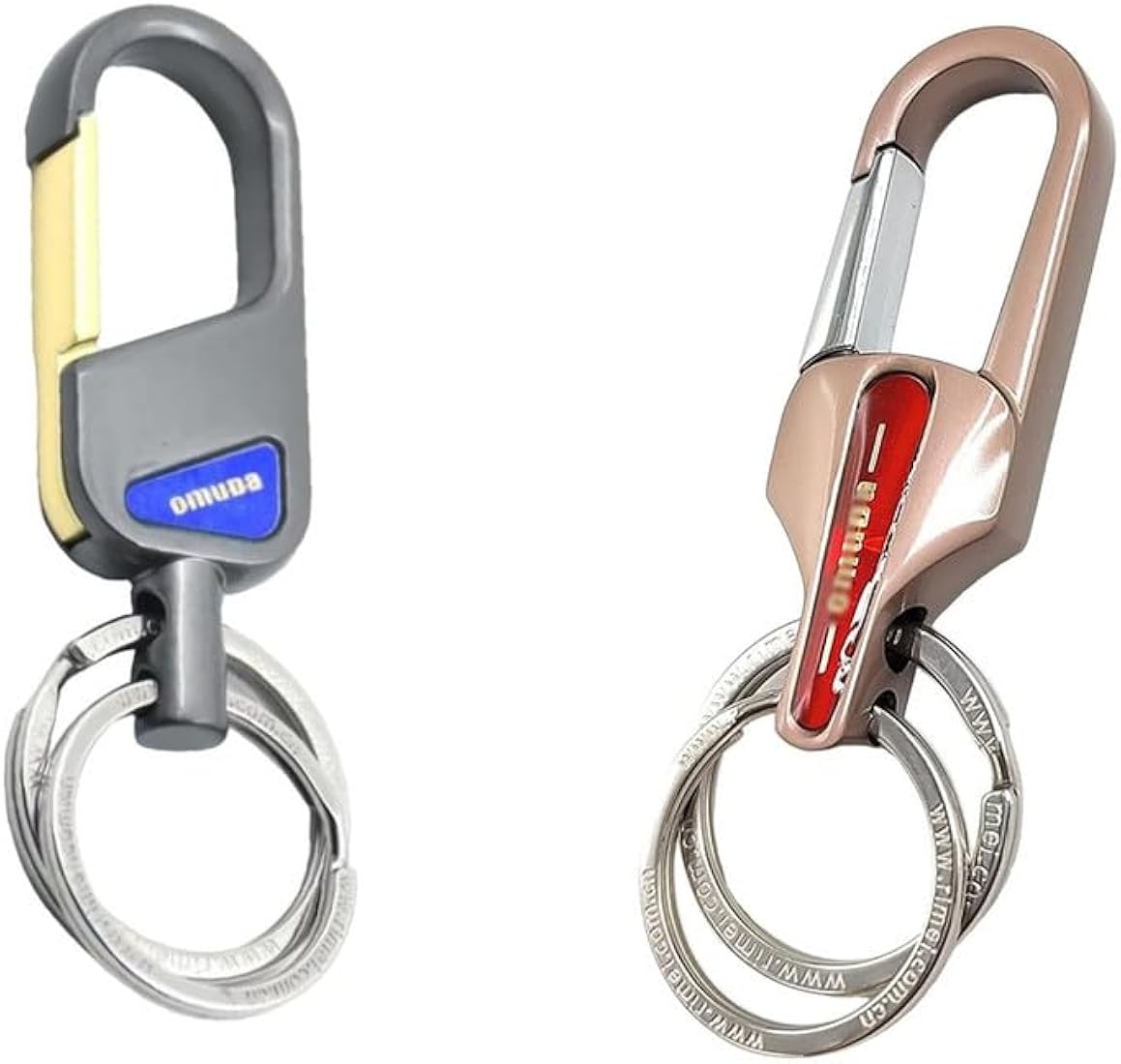 Picture of Omuda luxury brand key chain with holder chinese metalalloy keyring A8014