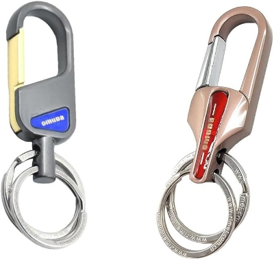 Picture of Omuda luxury brand key chain with holder chinese metalalloy keyring A8014