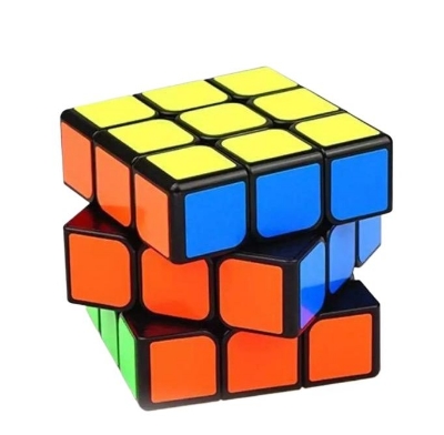 Picture of 3x3 Rubik's Cube Creative Brain Teaser Sticker Magic Cube Speed Cube for Beginners