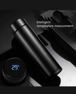 Picture of 500ml/600ml Thermos Stainless steel tumbler insulated water bottle cute coffee thermos cup LED Touch Display Temperature Vacuum Flasks Drinkware smart hot water bottle travel mug with extra battery gift