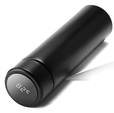 Picture of 500ml/600ml Thermos Stainless steel tumbler insulated water bottle cute coffee thermos cup LED Touch Display Temperature Vacuum Flasks Drinkware smart hot water bottle travel mug with extra battery gift