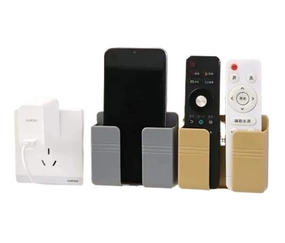 Picture of Remote Holder For Phone Mounted Storage Box Remote Control Storage Organizer