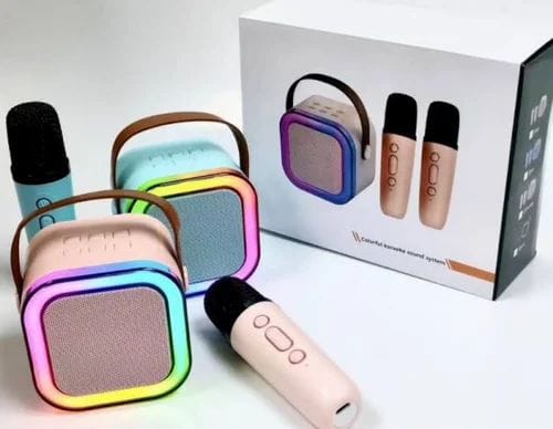 Picture of Portable wireless microphone all in one Bluetooth audio device GAW-K12 smart mini sound home subwoofer