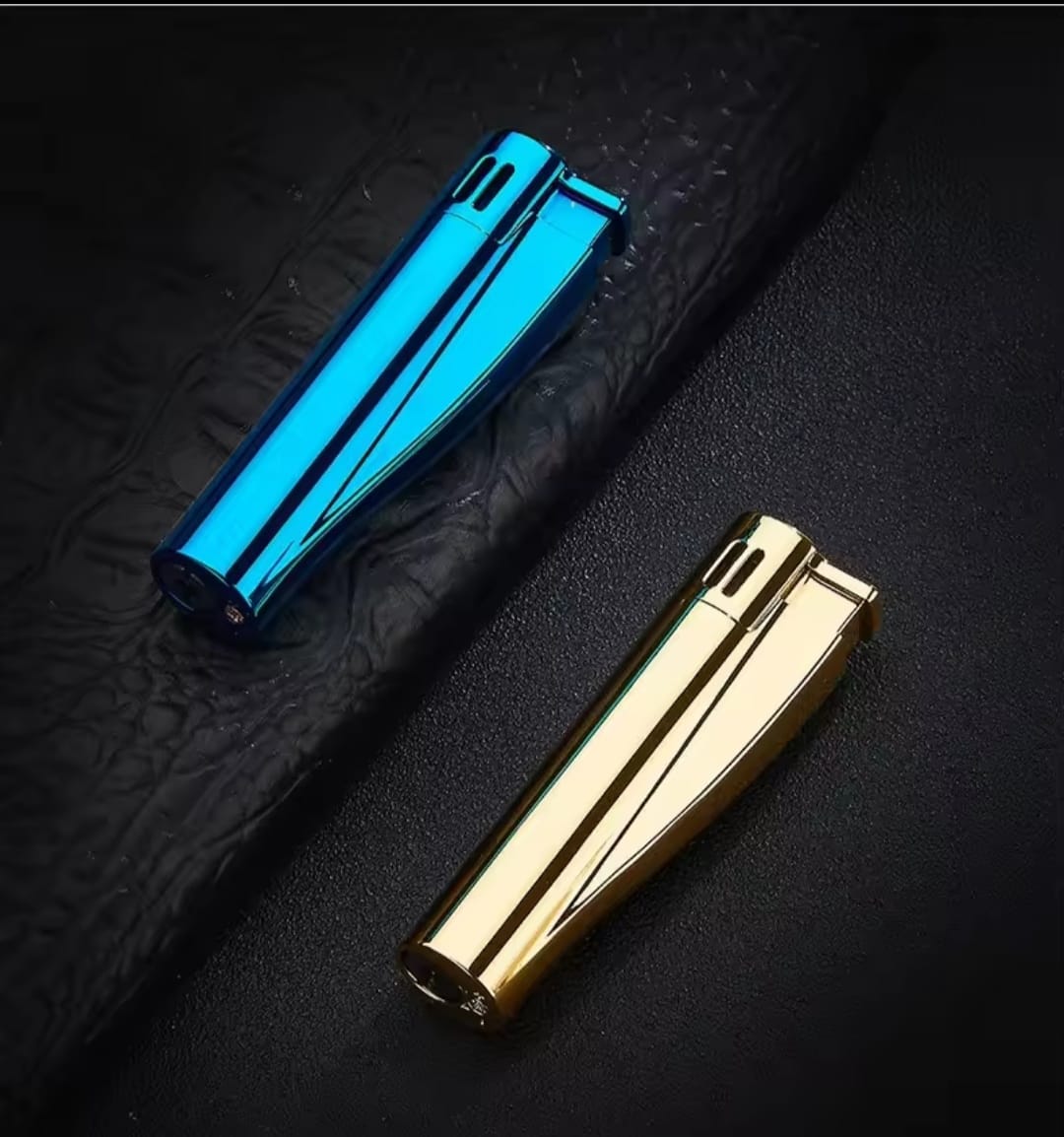 Picture of Retro Portable Windproof Lighter Turbo Jet Torch Metal Lighter Cigarette Gadget Men's Gift Outdoor Camping Burner