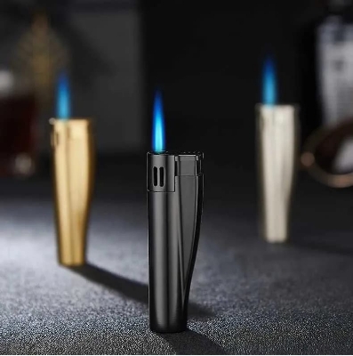 Picture of Lighter Jet Torch Metal Lighter Cigarette Gadget Men's Gift Outdoor Camping Burner