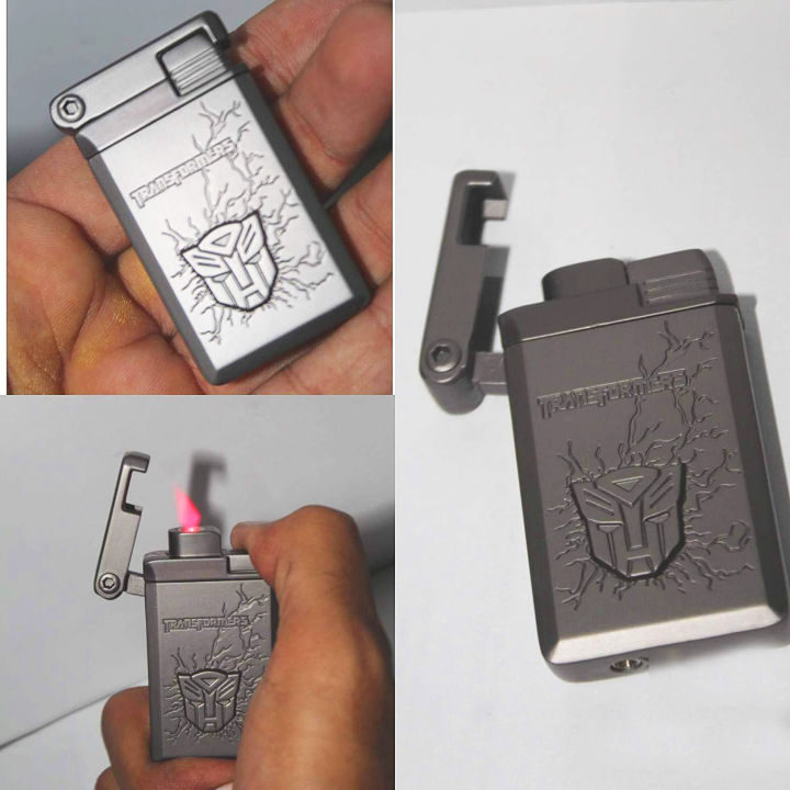 Picture of Jet Transformer Lighter Windproof Lighter Portable Ignition Metal Reflatable Butane Gas Lighter