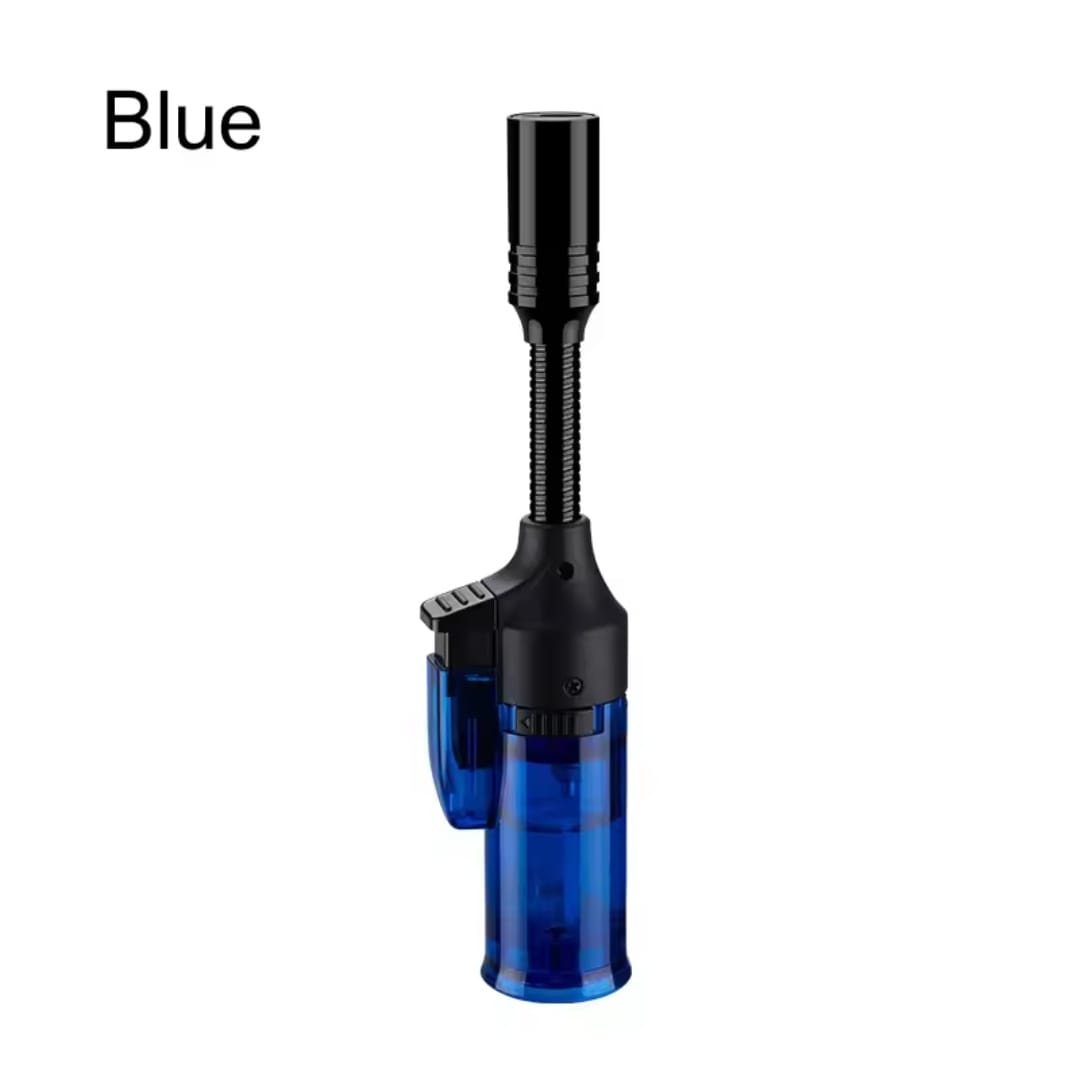 Picture of 360 Degree Hose Torch Lighter Gas Jet Lighter Refillable Butane Lighter Adjustable Flame size Men's Gadget