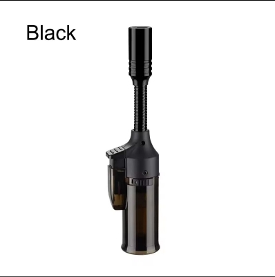 Picture of 360 Degree Hose Torch Lighter Gas Jet Lighter Refillable Butane Lighter Adjustable Flame size Men's Gadget