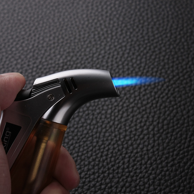 Picture of Honest Outdoor Elbow Butane Gas Inflatable Windproof Jet Lighter Spray Gun Cigar Mosquito Incense Moxibustion Smoking Set Gadge