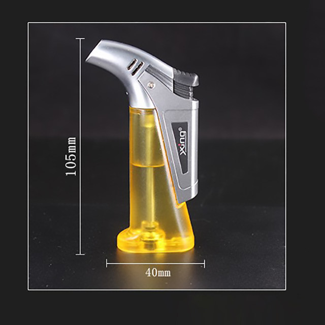 Picture of Honest Outdoor Elbow Butane Gas Inflatable Windproof Jet Lighter Spray Gun Cigar Mosquito Incense Moxibustion Smoking Set Gadge