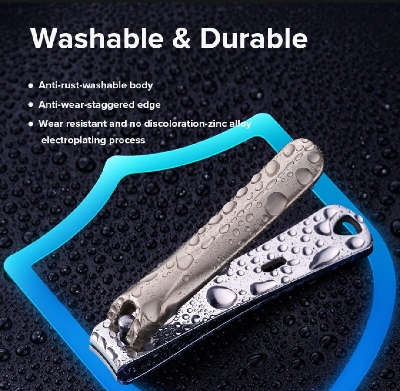 Picture of With nail file: Stainless steel nail clippers, nail clippers, nail clippers Mr. Green nail clippers are simple and stylish.