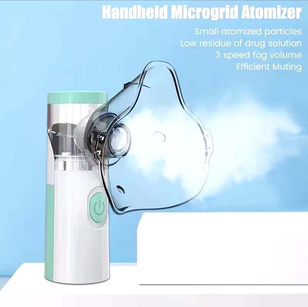 Picture of Silent Mesh Nebulizer Handheld Asthma Inhaler Atomizer for Kids Adult Health Care Mini Portable Humidifier