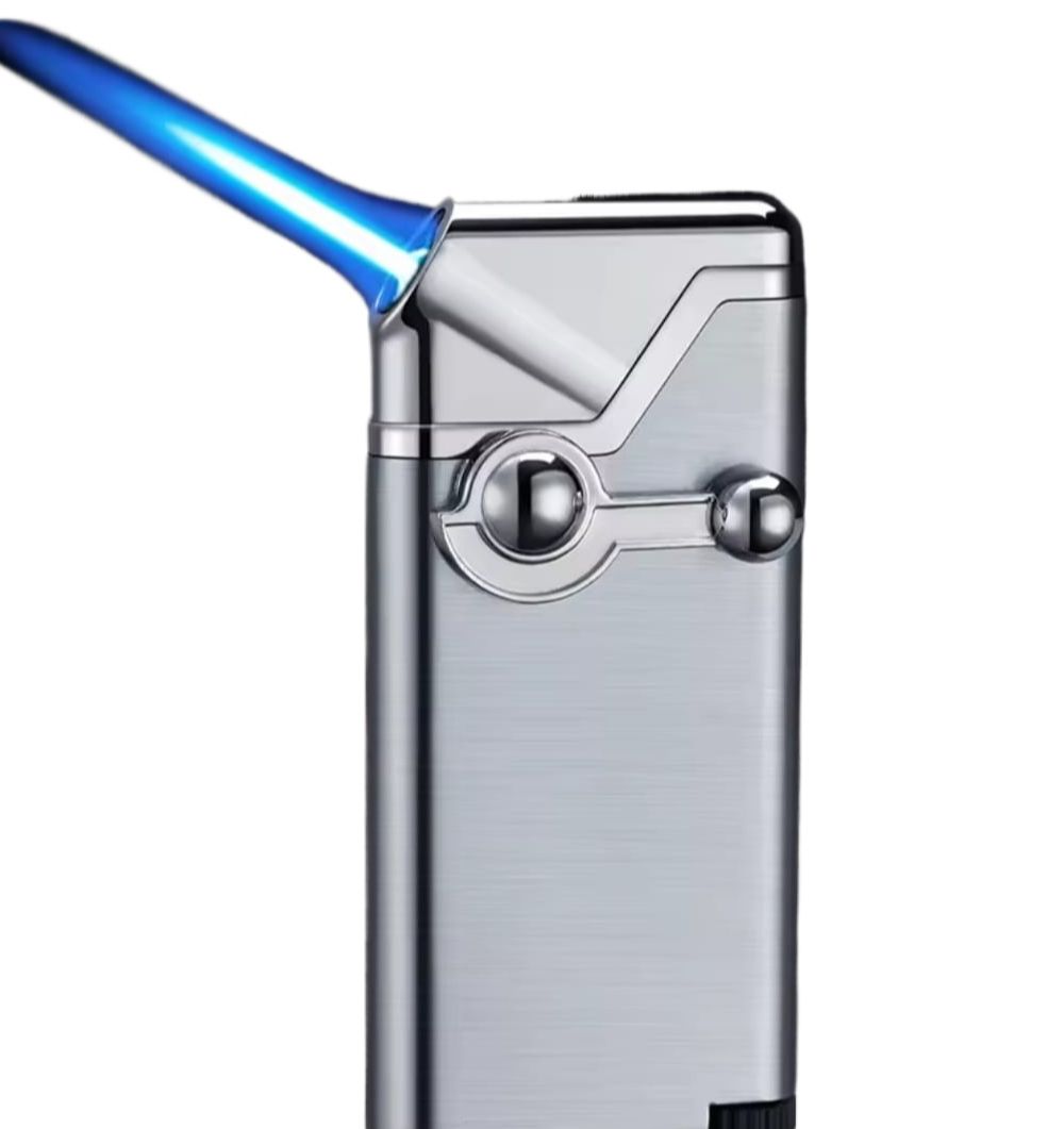 Picture of Jet Torch Butane Gas Lighter Oblique Fire Pipe Special Smoking Accessories Gadgets For Men