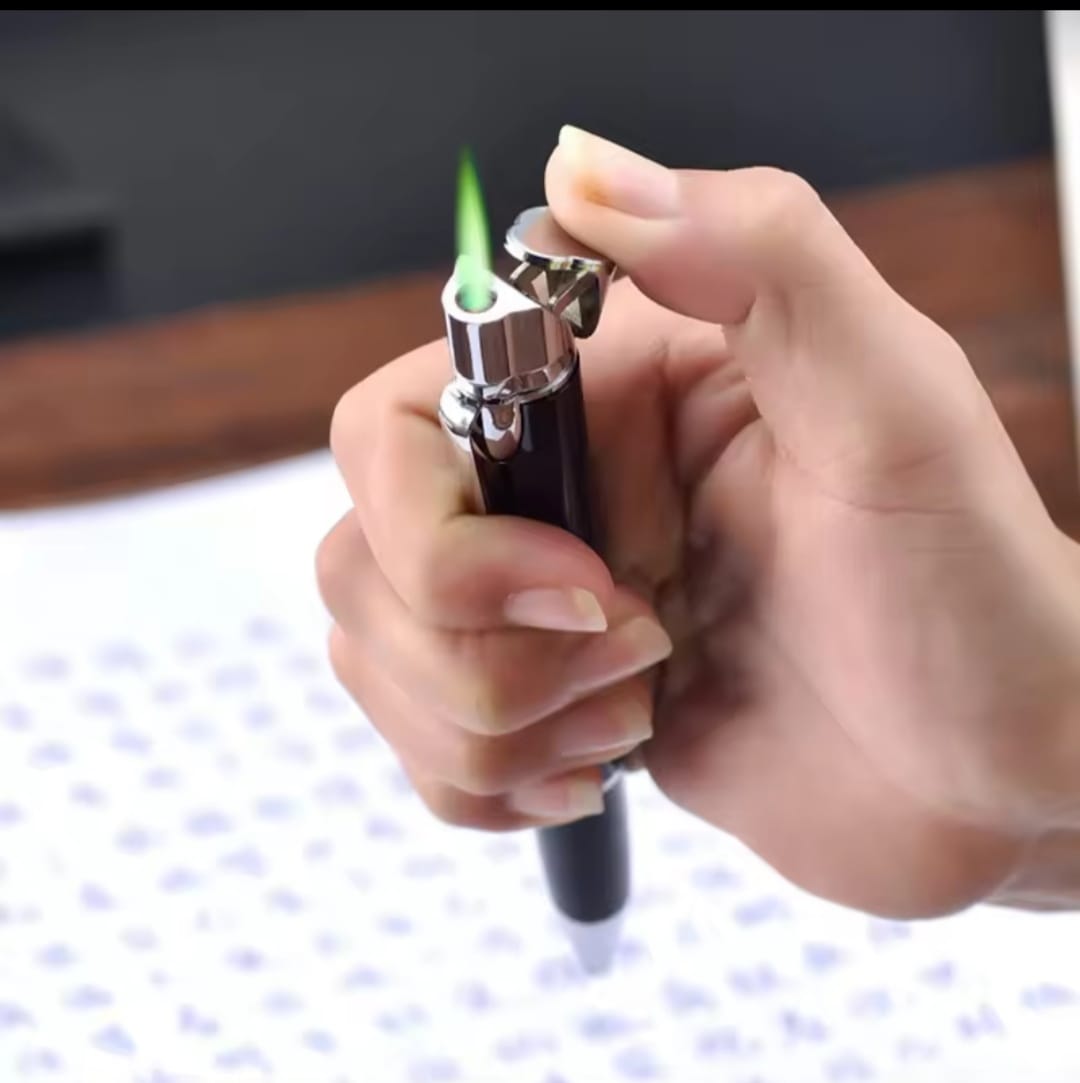 Picture of Metal Jet Butane Cigarette Lighter Turbo Lighters Mini Portable Gadget