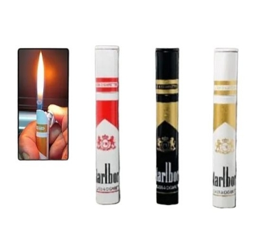 Picture of Cigarette Gas Lighter Slim Size Refillable Butane Gas Metal Cigarette Shaped Lighter