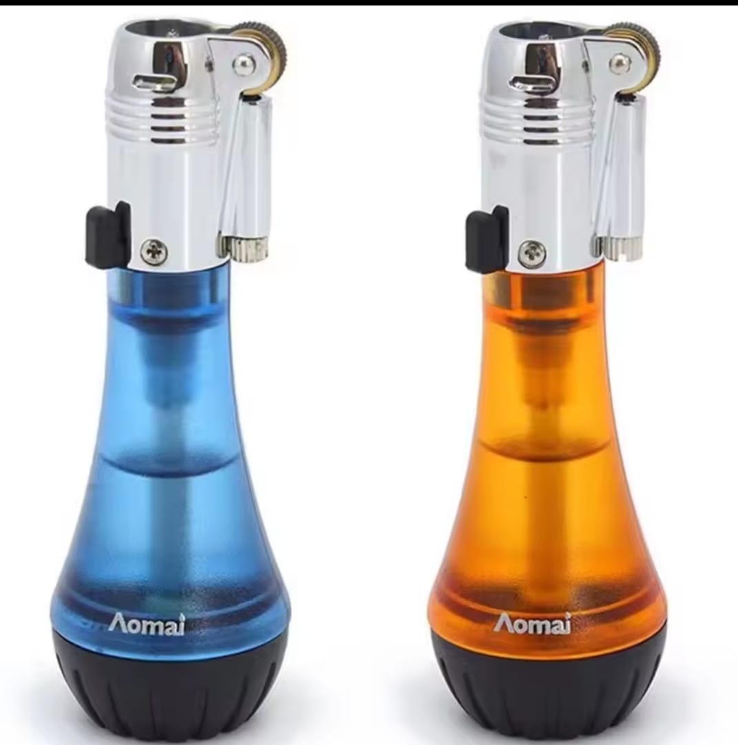 Picture of Grinding Lighter  Metal Butane Gas Flint Lighters Cigarette Lighters Smoking Accessories Ensendedores