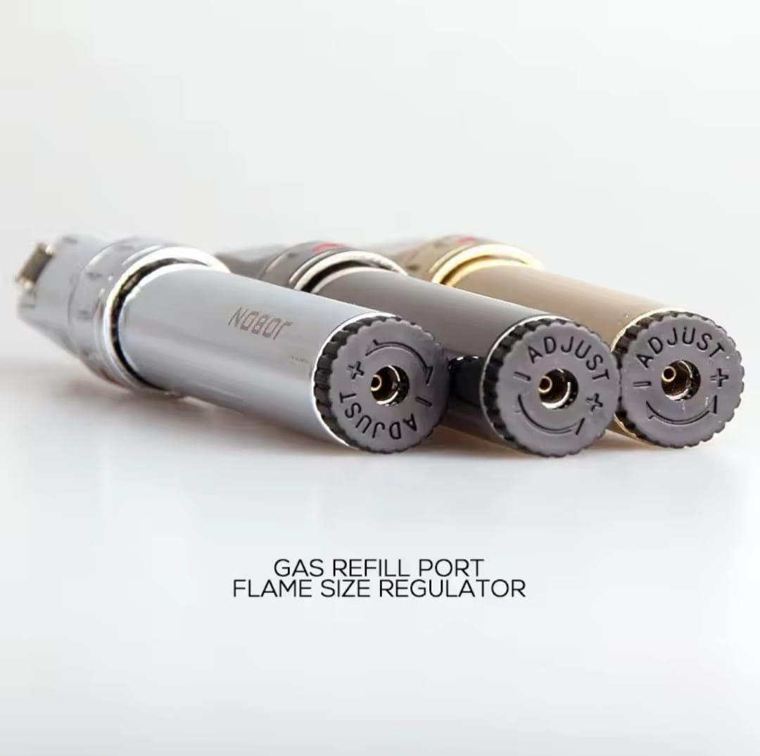 Picture of Jobon New Grinding Wheel Gas Lighter Personality Metal Strip Torch Lighters Rotary Switch Portable Cigarette Gadget Gift for Men