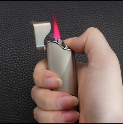 Picture of Business Broad Lighter Flame Changing Lighter Windproof Straight Fire Lighter Pocket Gift Lighter