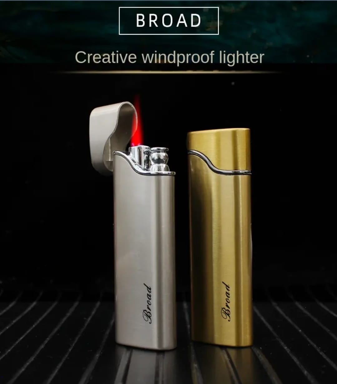 Picture of Flame Changing Lighter Windproof Straight Pocket Gift Lighter