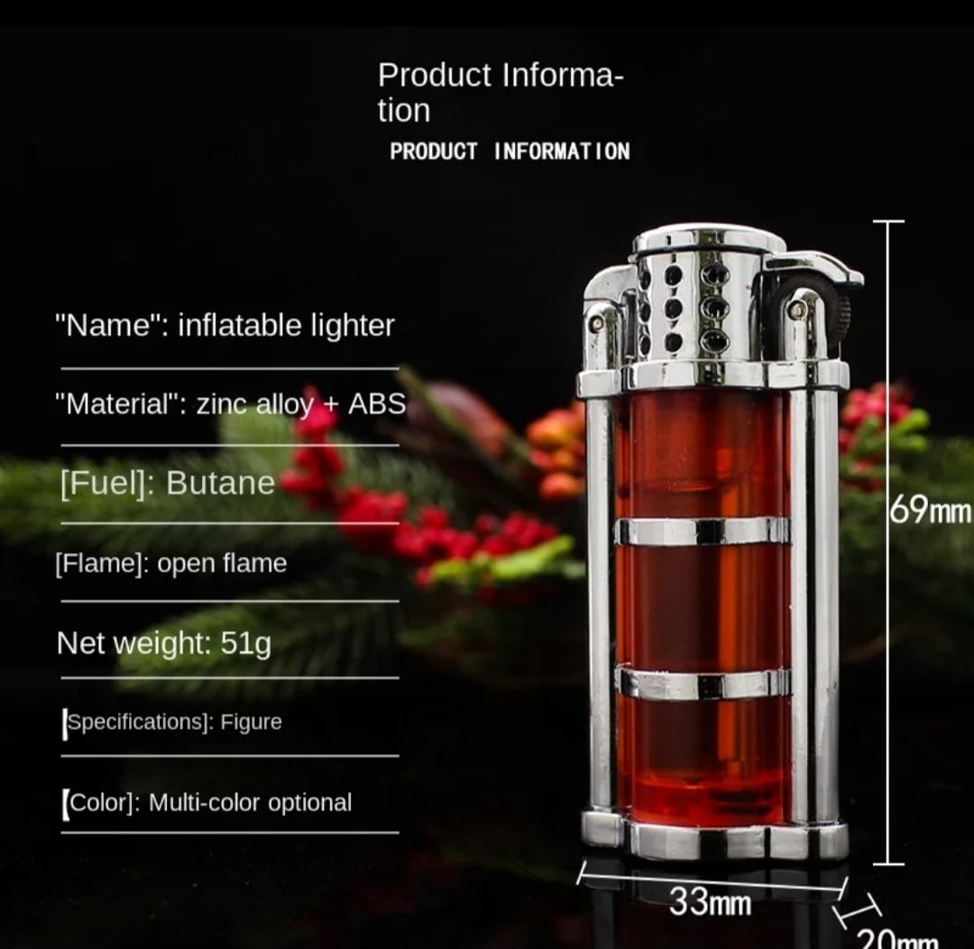 Picture of GAS Lighter Retro Gasoline Flint Wheel Igniter