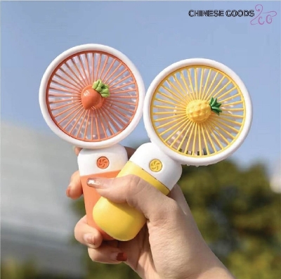 Picture of Fruit Detachable Dock USB Charging Handheld Desktop Fan Cute Mini Portable Fan Office Learning Outdoor Home Gift