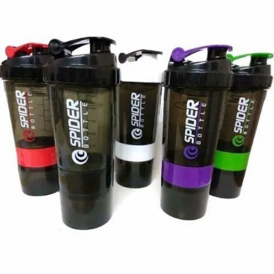 Picture of Water Bottle  Cups Sports Cup Portable 500ml Removable Three Protein Powders