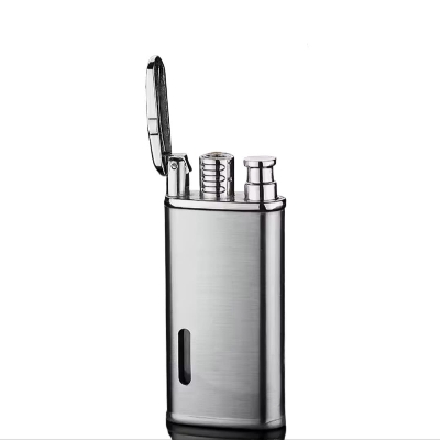 Picture of LCD Lighter Gas Inflatable Windproof Metal Durable General Lighter