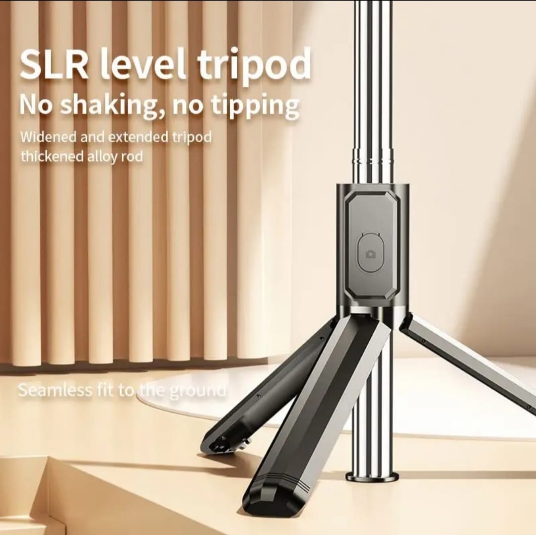 Picture of Black Q07 Bluetooth Integrated Selfie Stick