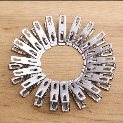Picture of Clothes Clip High Quality Stainless Steel Powerful Clothes Drying Clip Socks Drying Clip Small