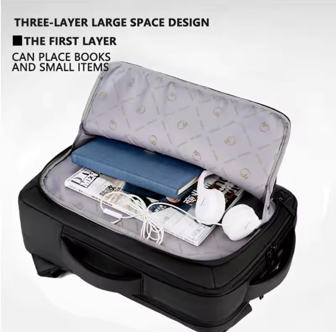 Picture of Arctic Hunter 1500362 Multi-function Waterproof 15.6”Laptop Backpack And Trabel Bag