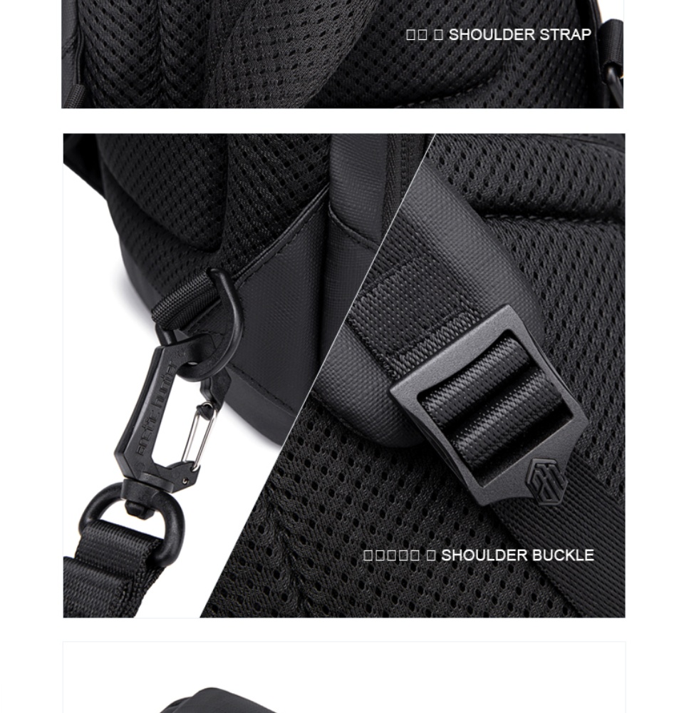 Picture of Arctic Hunter XB00526 Waterproof High quality Anti-Theft Crossbody Chest Bag