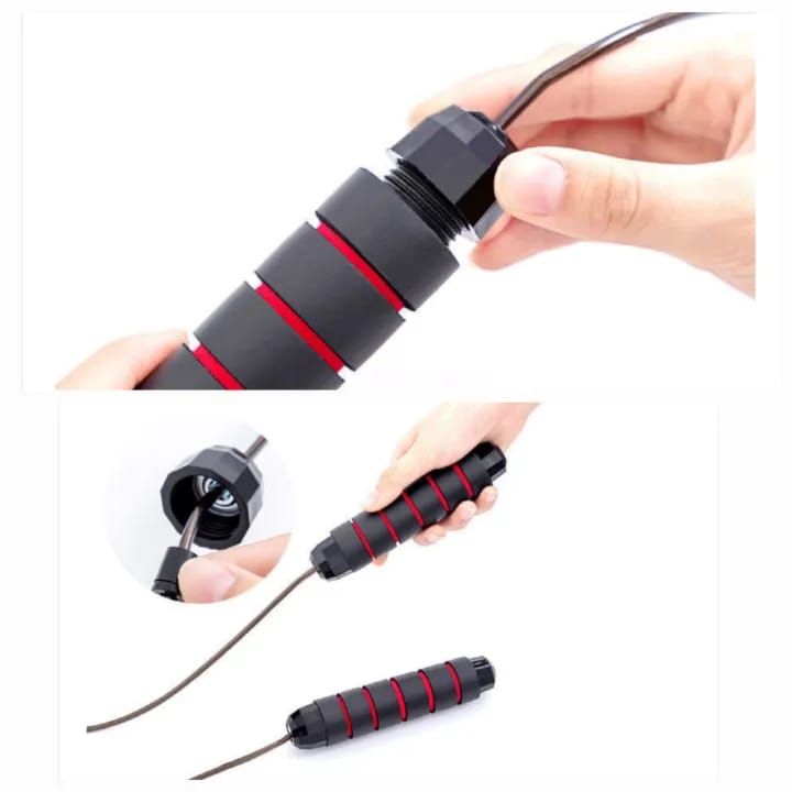 Picture of Adult Steel Skipping Rope For Men And Women To Lose Weight, Weight-Bearing, Fitness, Fat-burning, Special Skipping Rope Jump Rope Jumping Rope For Students, Special For High School Entrance Examination Sporting Goods- China Imported - 3.2 Metre