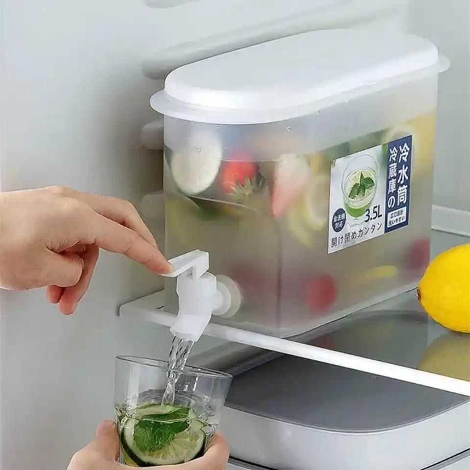 Picture of Dring Dispenser With Tap High quality food grade plastic juice jar water dispenser 3.5L Juice Dispenser