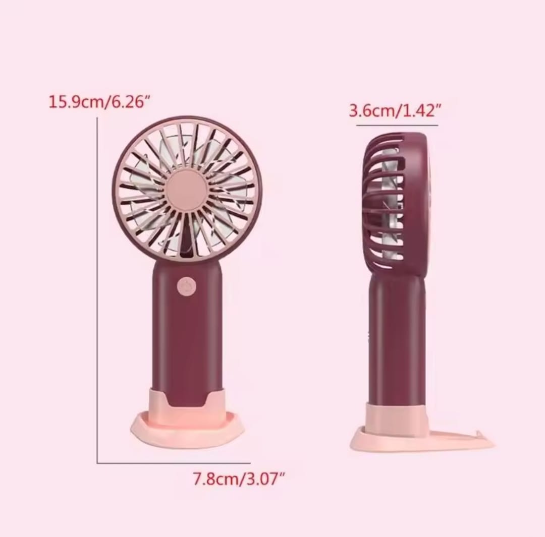 Picture of Small Desk Fan, USB Fan 3 Speed,Handheld Fan Perfect for Home Offices Use