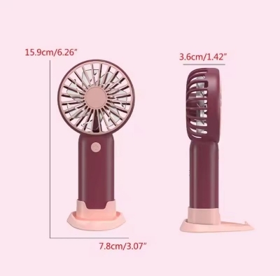 Picture of Small Desk Fan, USB Fan 3 Speed,Handheld Fan Perfect for Home Offices Use