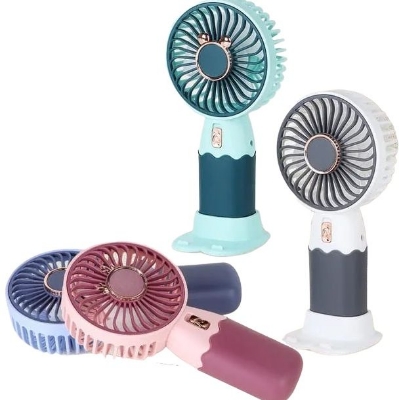 Picture of USB Rechargeable Desktop Fans Cute Mini Portable Fan for Office Study Outdoors Home Table USB Battery Charge 5v