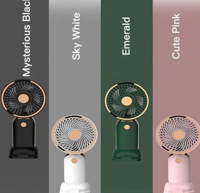 Picture of Handheld Small Fan Cooler Portable Small Usb Charging Fan Mini Silent Charging Desk Dormitory Office Student Gifts Long Enduranc