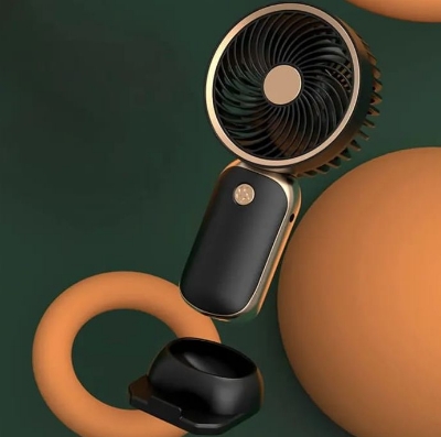 Picture of Handheld Small Fan Cooler Portable Small Usb Charging Fan Mini Silent Charging Desk Dormitory Office Student Gifts Long Enduranc