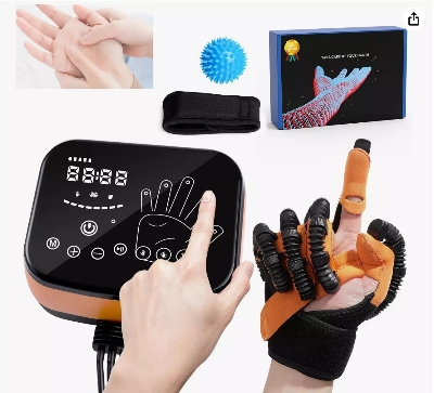Picture of Upgrade Hemiplegia Hand Stroke Recovery Equipment Hand Exercise Therapy Stroke Hand Exerciser Rehabilitation Robot Glove