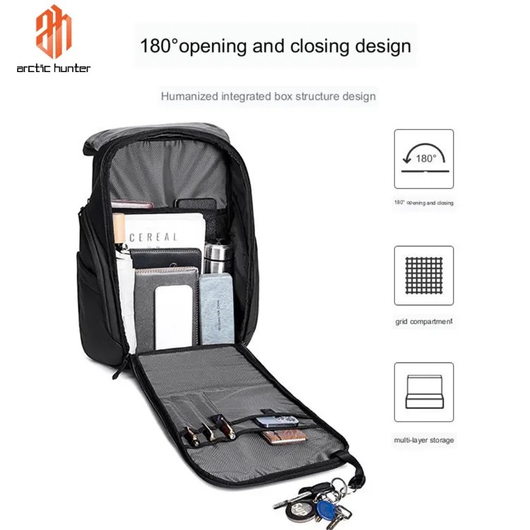 Picture of Arctic Hunter B00558 Waterproof Anti Theft Quality Men’s Backpack