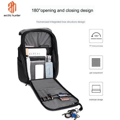 Picture of Arctic Hunter B00558 Waterproof Anti Theft Quality Men’s Backpack