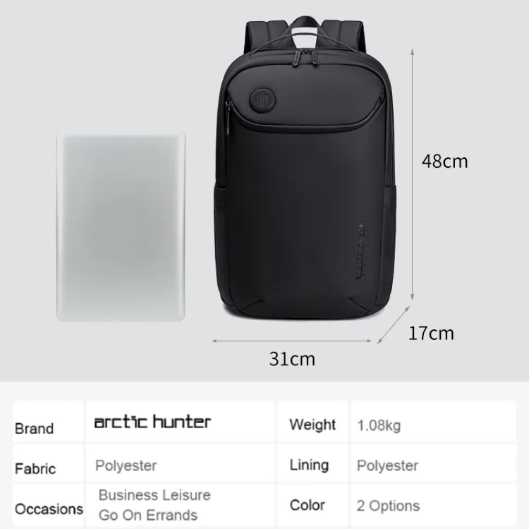 Picture of Arctic Hunter New B00555 Water Resistant Anti Theft Backpack