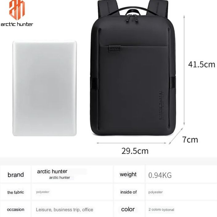 Picture of Arctic Hunter B00574 Water Resistant Backpack