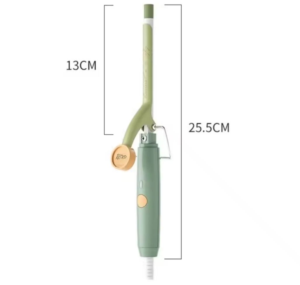 Picture of Hair Curling Iron Electric Ultra-fine Mini Curly Tongs Short Hair Ceramic Teddy Curling Iron Salon Styling Tool