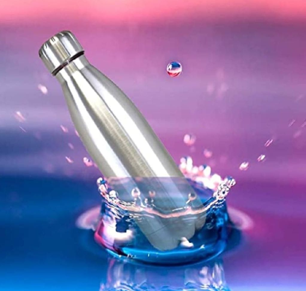 Picture of Stainless Steel Water Bottle-500 ml, Silver