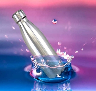 Picture of Stainless Steel Water Bottle-500 ml, Silver