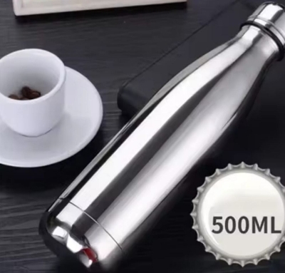 Picture of Stainless Steel Water Bottle-500 ml, Silver